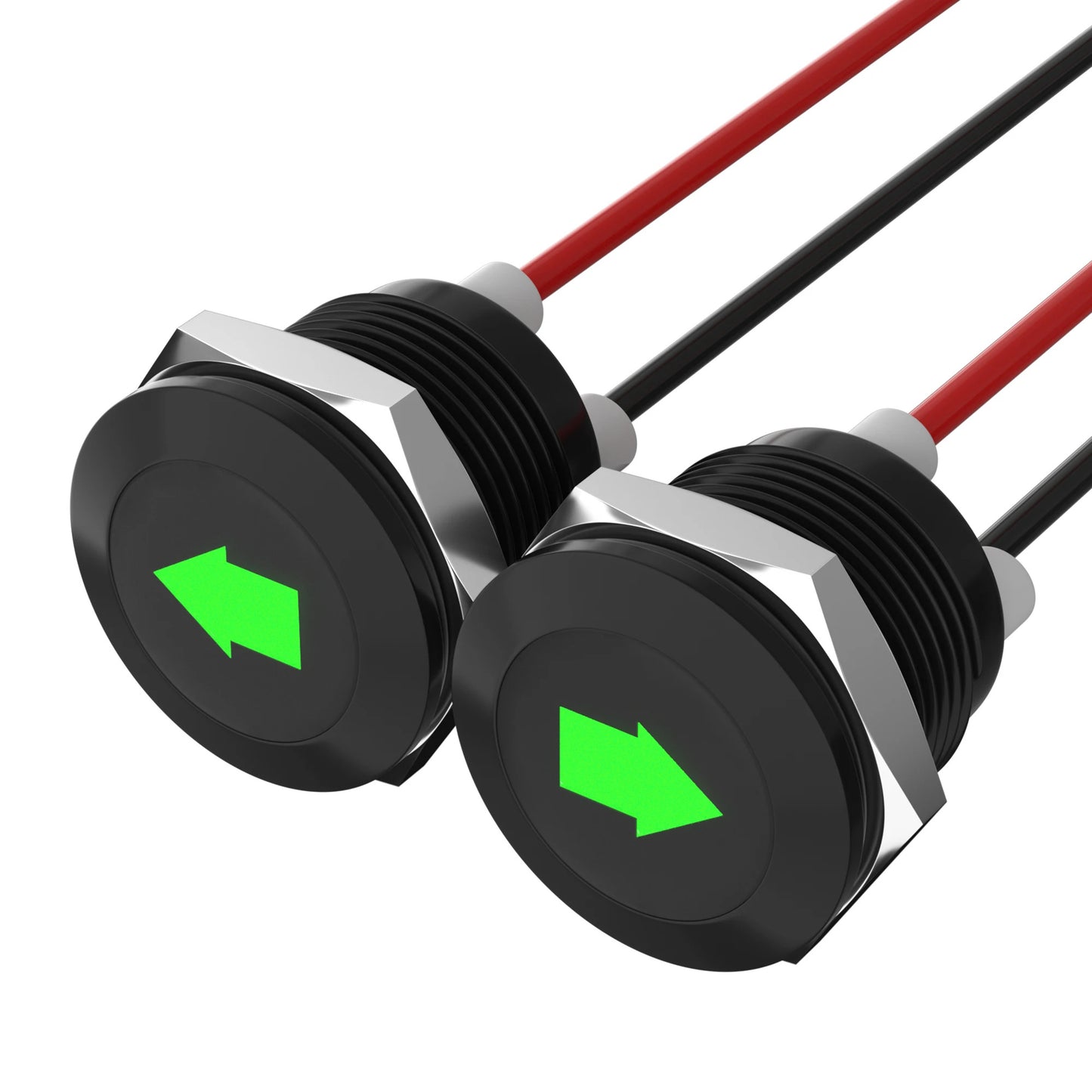 2 x 12mm LED INDICATOR ARROW LIGHTS 12V
