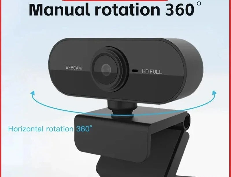 USB CLIP ON 1080P HD WEB CAMERA