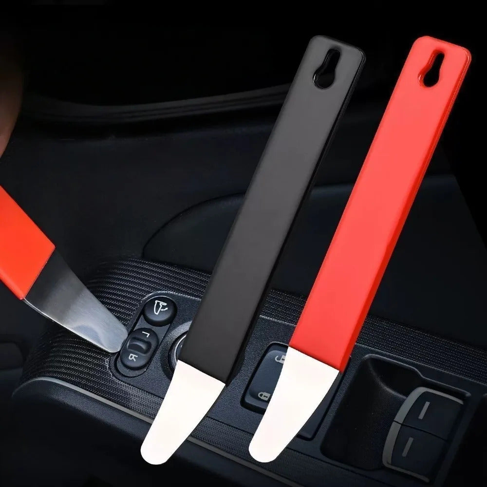CAR TRIM REMOVAL CROWBAR STAINLESS STEEL DOOR PANEL DASH INTERIOR PRY TOOL 17.5CM