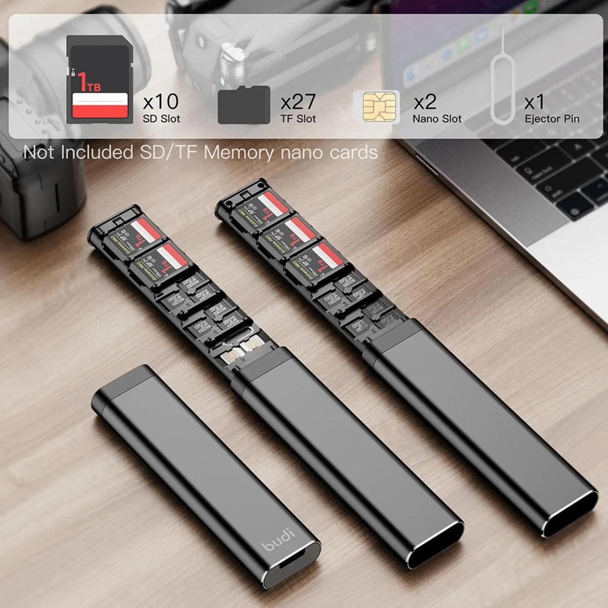 30 SLOT MULTIFUNCTION STORAGE CASE SD CARD NANO SIM & TF