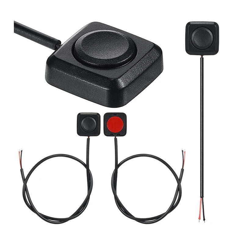 MOMENTARY PUSH BUTTON SWITCH - RED OR BLACK