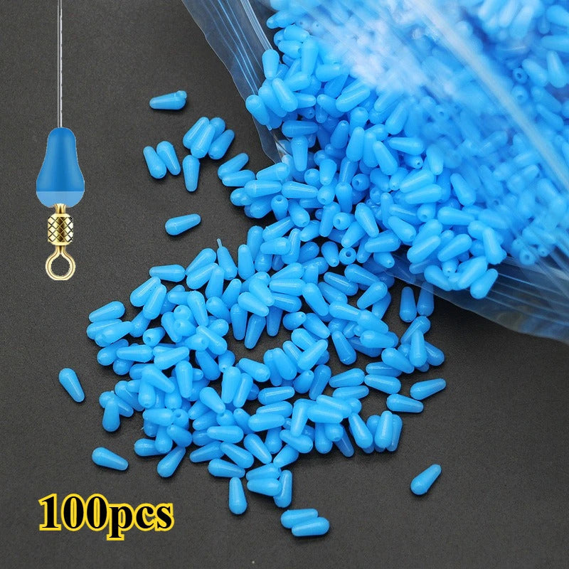 100 x SPACE BEADS 6.5mm FISHING TACKLE