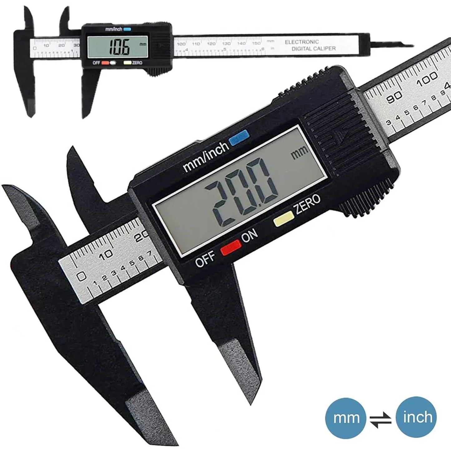 150mm ELECTRONIC DIGITAL CALIPER PLASTIC