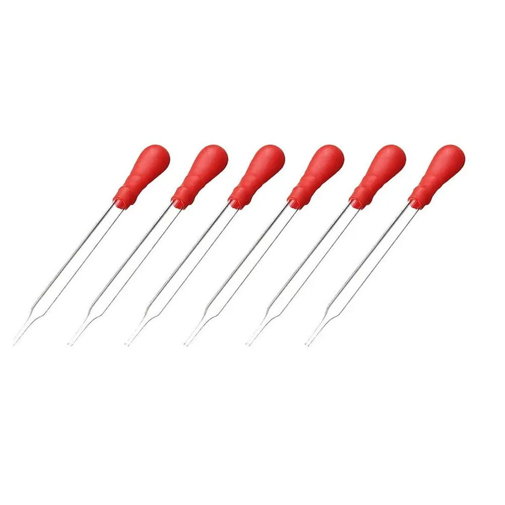 5 x GLASS 10ml PIPETTE RUBBER FILLER BULB