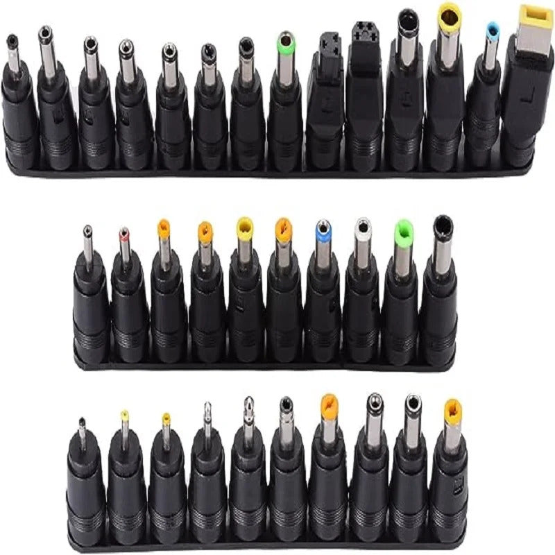 34 x UNIVERSAL 5.5mm x 2.1mm DC AC POWER ADAPTER TIPS
