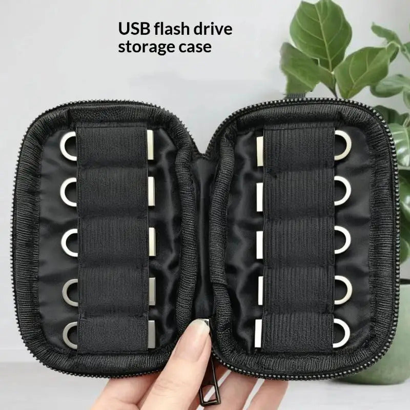 10 SECTION USB FLASH DISK STORAGE CASE