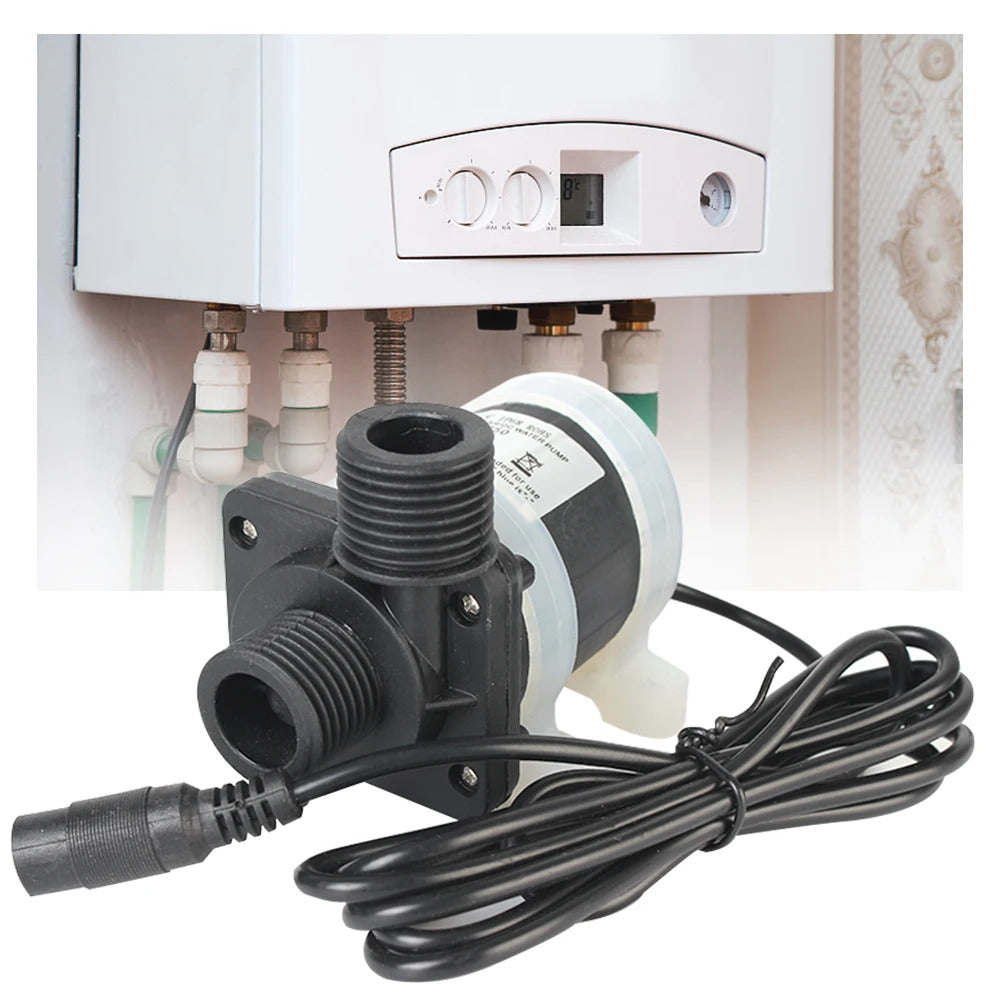 12v SILENT WATER PUMP - THREADED INLET & OUTLET