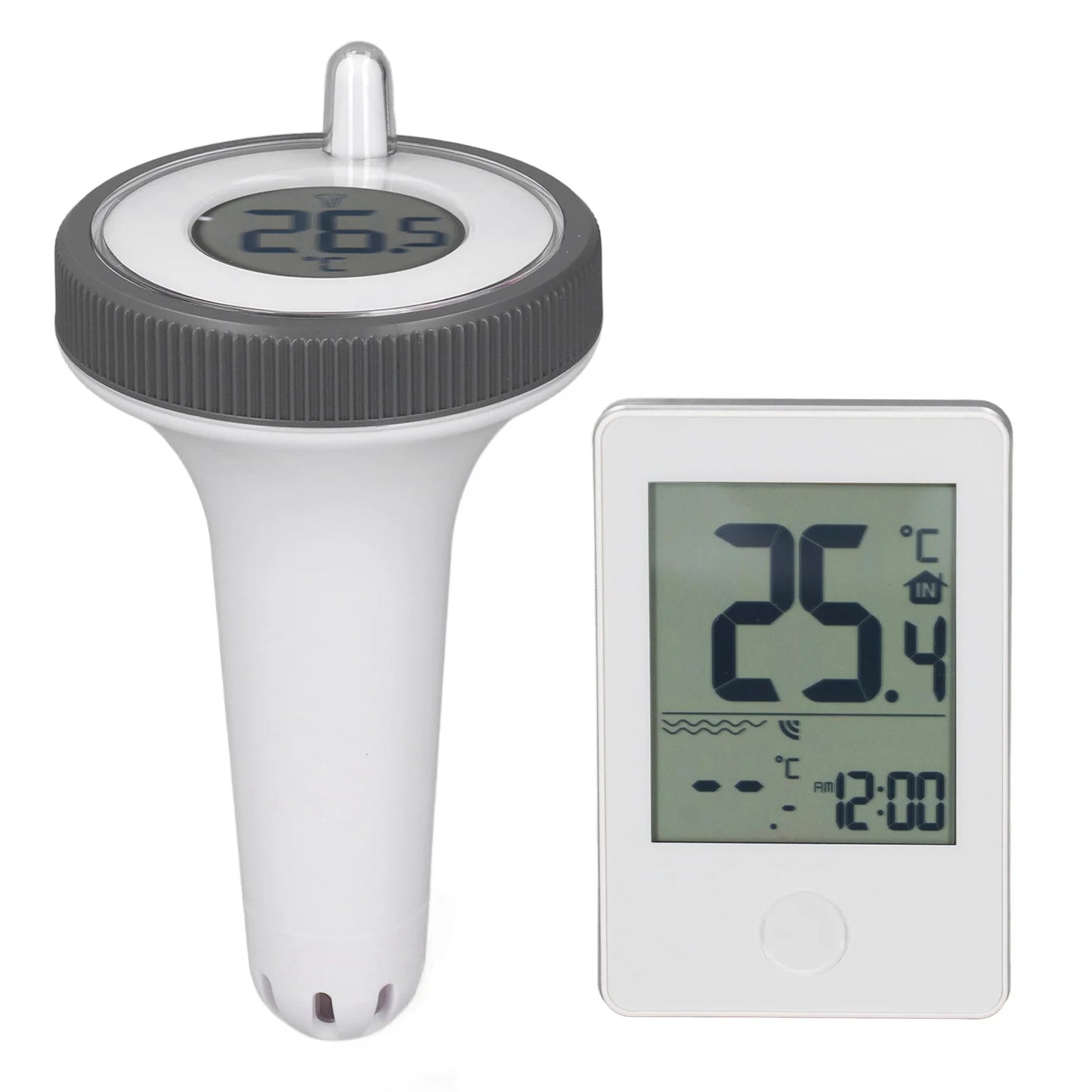 WIRELESS POND THERMOMETER LCD DISPLAY