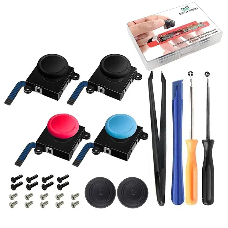 27 PIECE NINTENDO SWITCH REPLACEMENT JOY STICK TOOL KIT