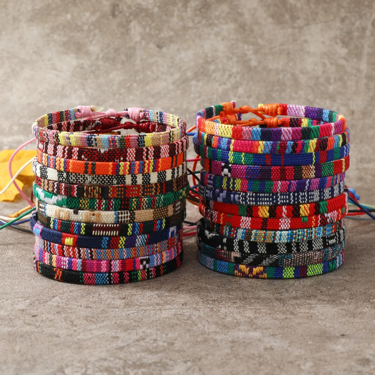 24 x BOHO SURFER BRACELET SET – BRAIDED BEACH FESTIVAL JEWELLERY FOR MEN & WOMEN 08