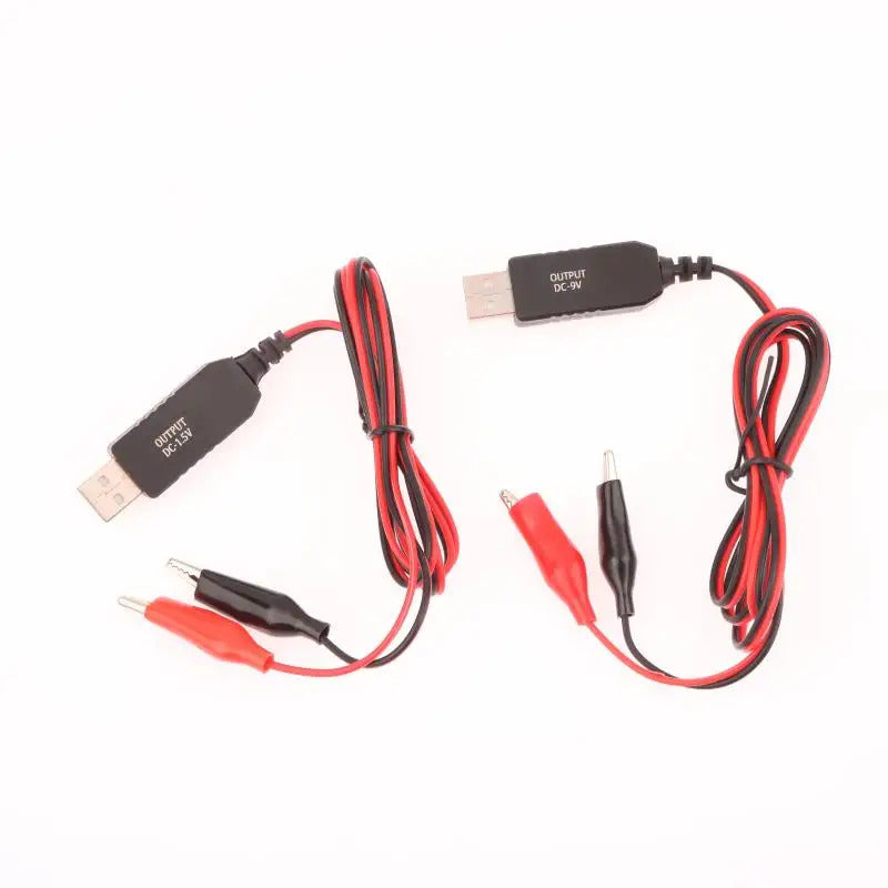 USB - CROCODILE CLIP POWER BOOST CONVERTER 1.5V 3V 6V 9V 12V