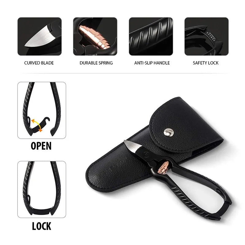 14cm BLACK STEEL HARD CORAL CUTTERS & STORAGE CASE