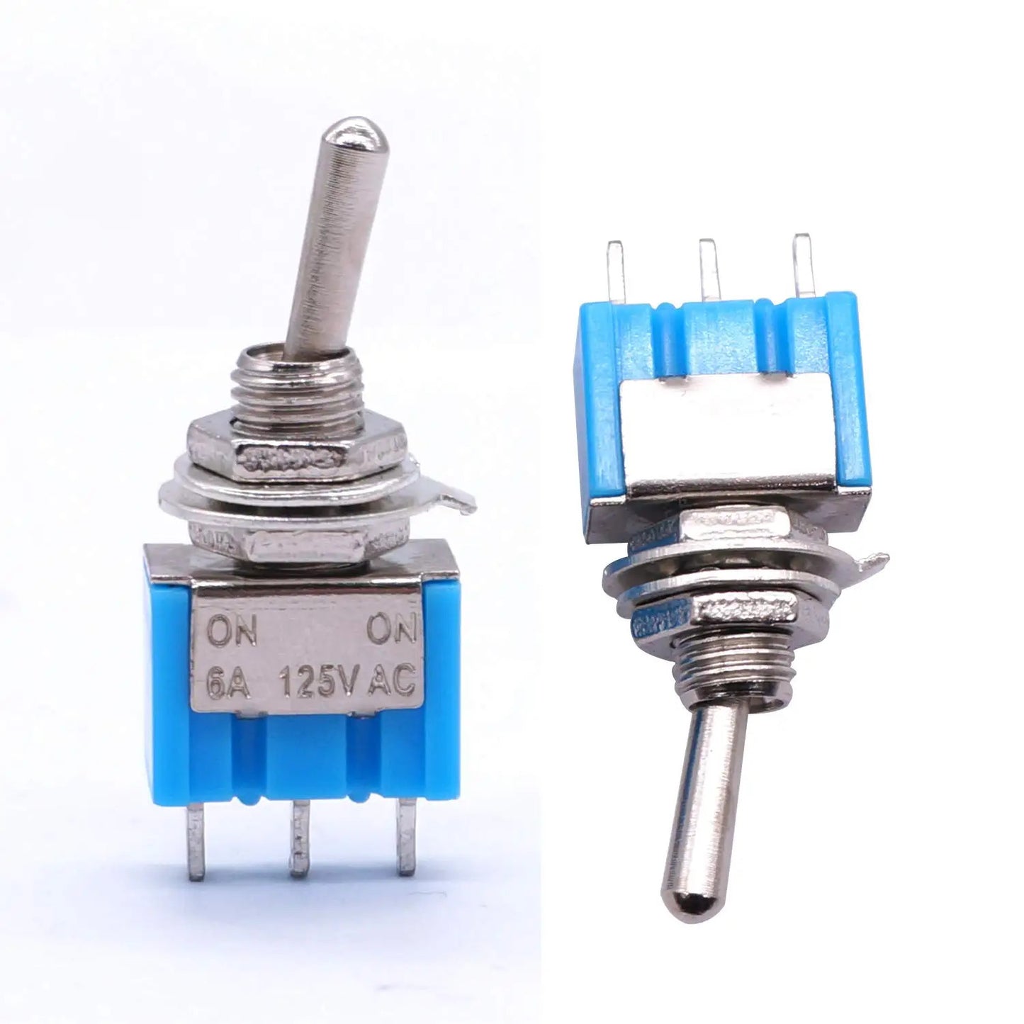 10 x SPDT MINI TOGGLE SWITCH 3 PIN 2 POSSITION ON / ON
