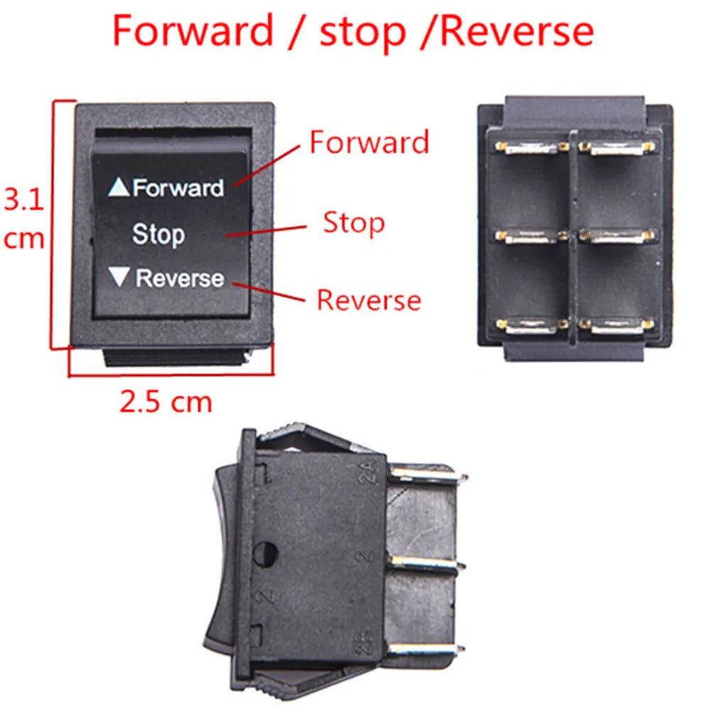 2 x FORWARD / REVERSE ROCKER SWITCH