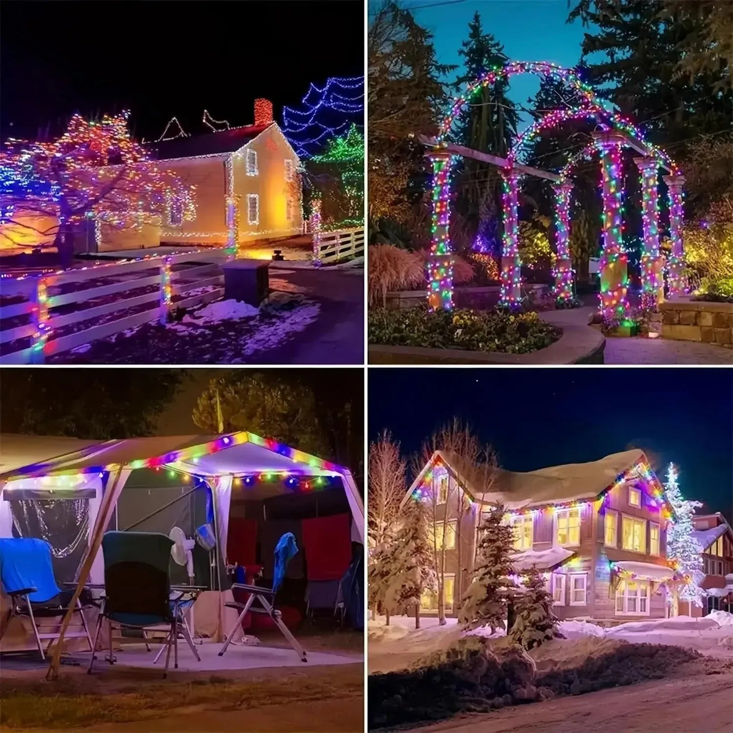 SOLAR MULTI COLOURED FAIRY LIGHTS 6 METER