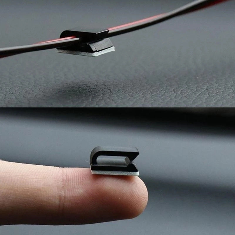 20 x SELF ADHESIVE CABLE TIE BASES