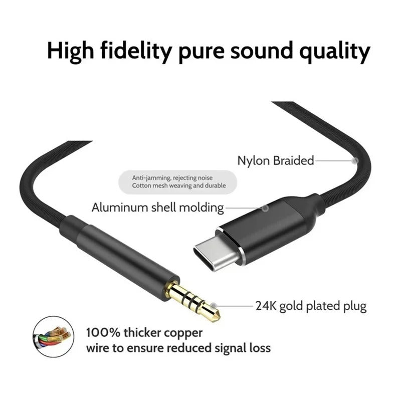 USB TYPE C - 3.5mm JACK