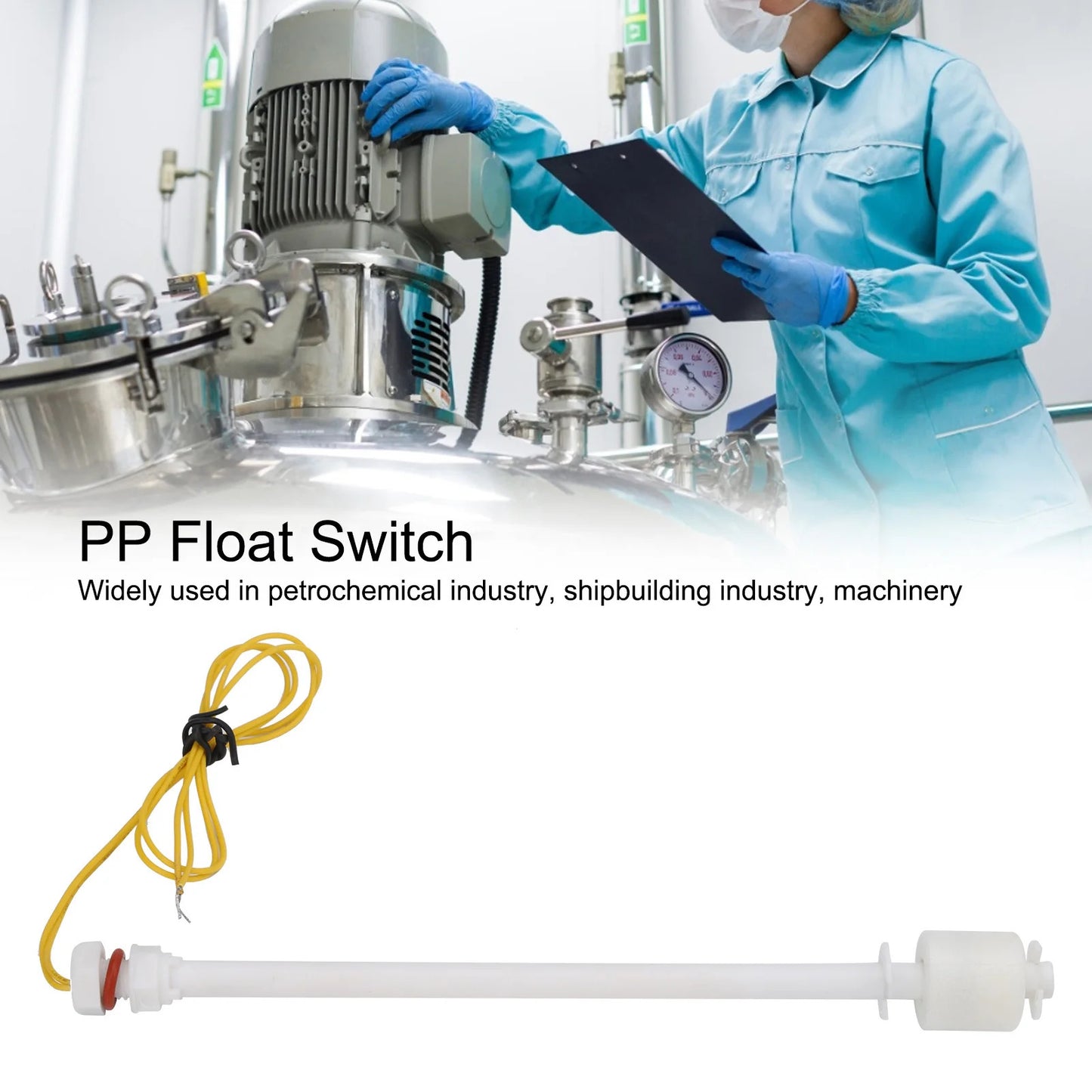LONG 200mm & 300mm FLOAT SWITCH PP