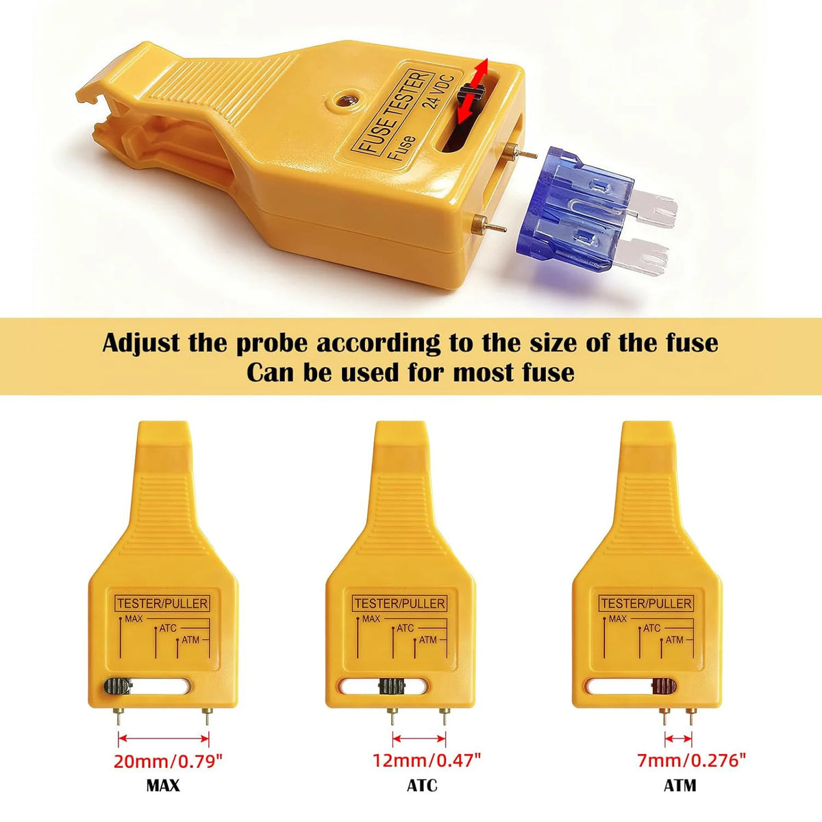 24V CAR FUSE TESTER & PULLER LED INDICATOR