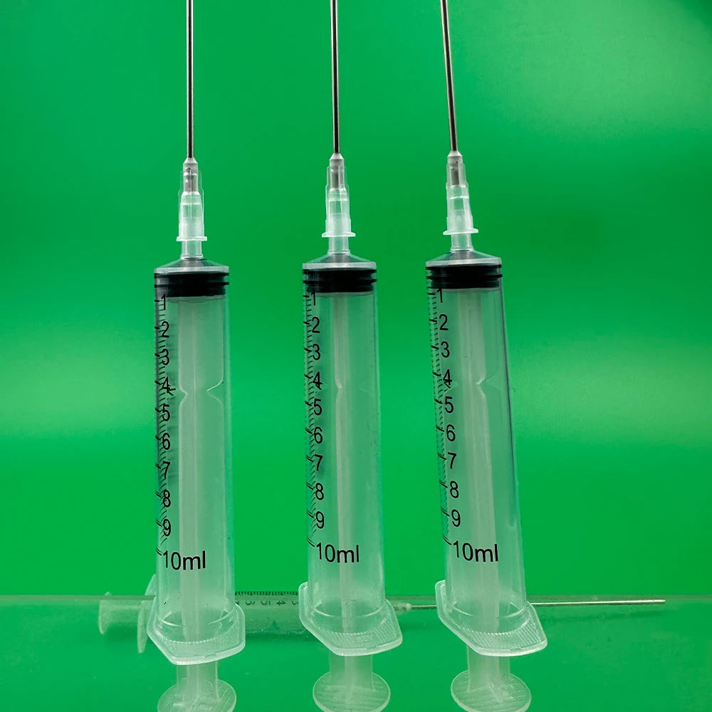 4 x MARINE DOSING / FEEDING SYRINGES WITH LONG NOZZLES
