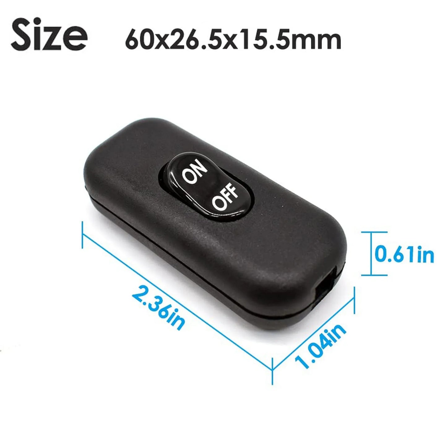 2 x INLINE ROCKER SWITCH