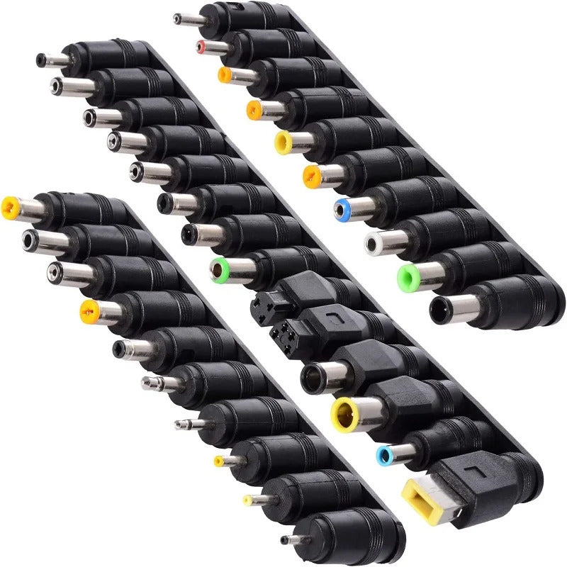 34 x UNIVERSAL 5.5mm x 2.1mm DC AC POWER ADAPTER TIPS