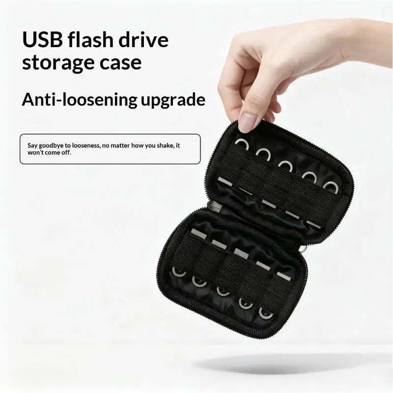 10 SECTION USB FLASH DISK STORAGE CASE