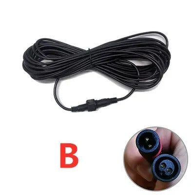 5m EXTENSION CABLE FOR OUTDOOR LIGHTING / SOLAR PANEL 2 PIN