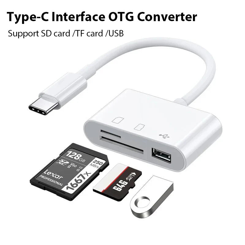 TYPE C MINI HUB - USB CARD READER