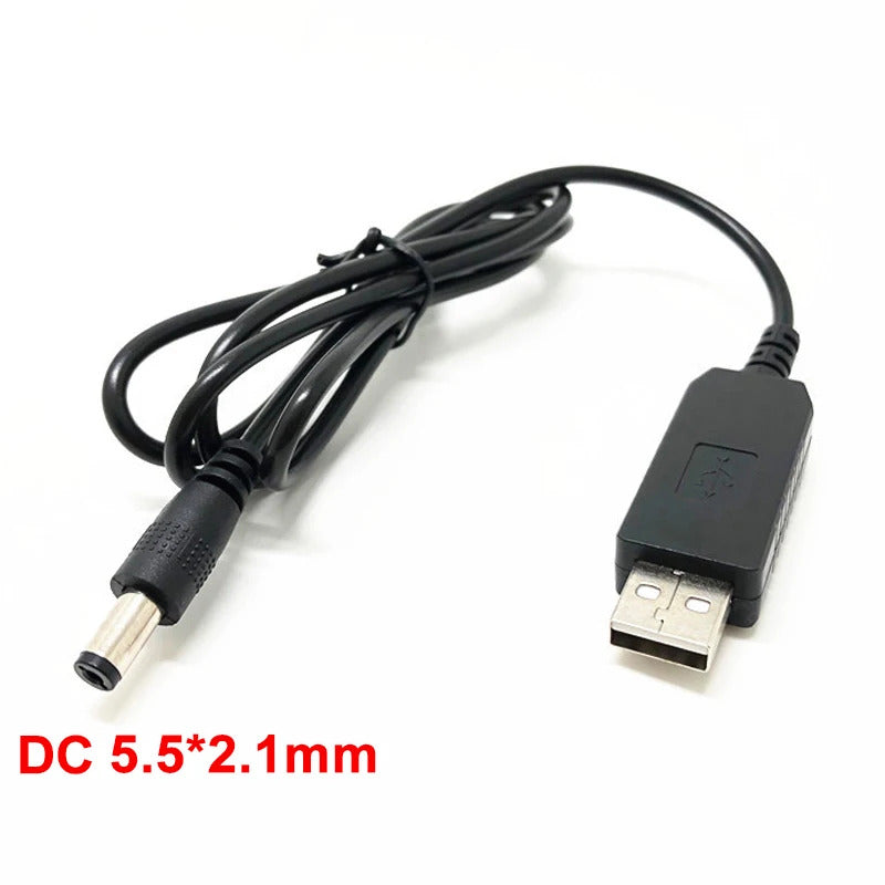 USB POWER BOOST LINE DC 5V - 9V & 12V STEP UP MODULE - 2.1 x 5.5mm PLUG