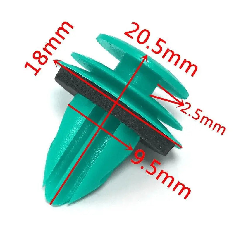 100 x CAR TRIM PANEL CLIPS
