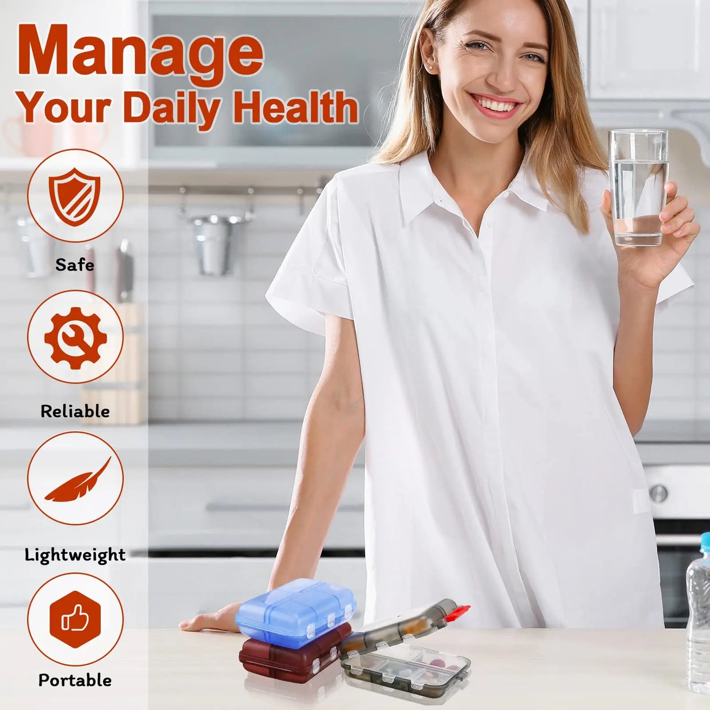 10 COMPARTMENT STORAGE BOX