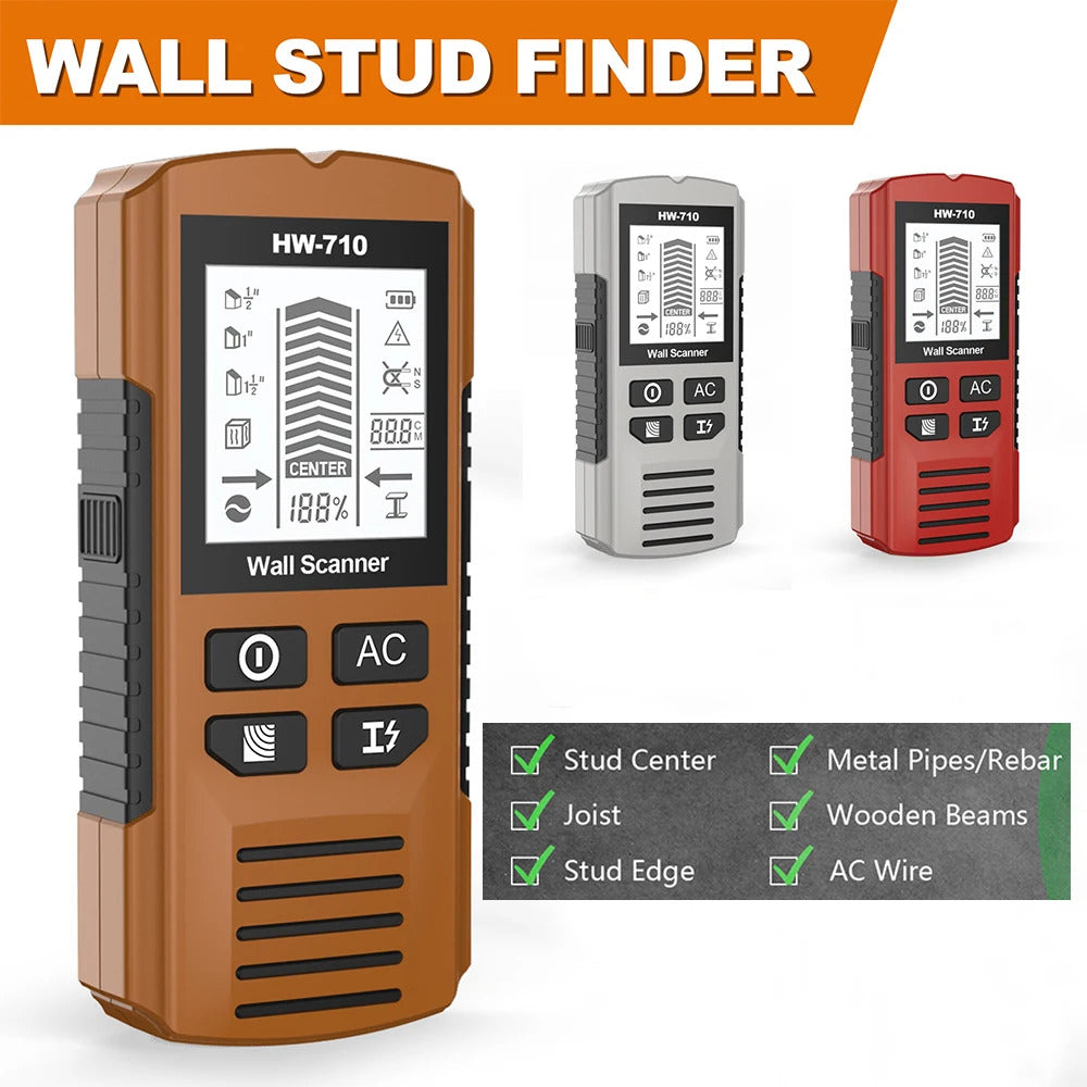HANDHELD WALL STUD FINDER METAL AND WOOD
