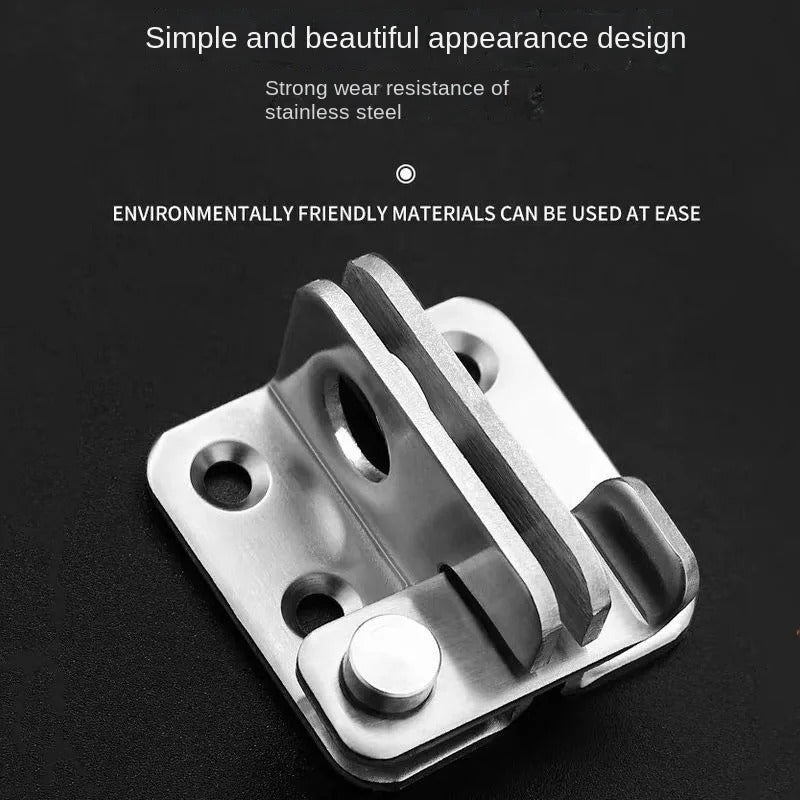 SILVER FLIP LATCH GATE LOCK SLIDING BOLT DOOR CATCH SHED CABINET SECURITY FASTENER
