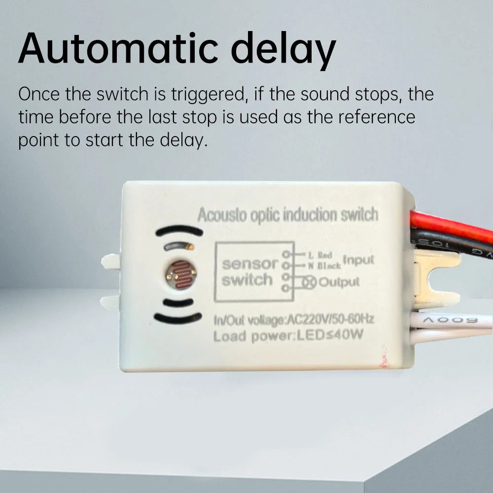 220v INTELLIGENT SOUND VOICE SENSOR SWITCH