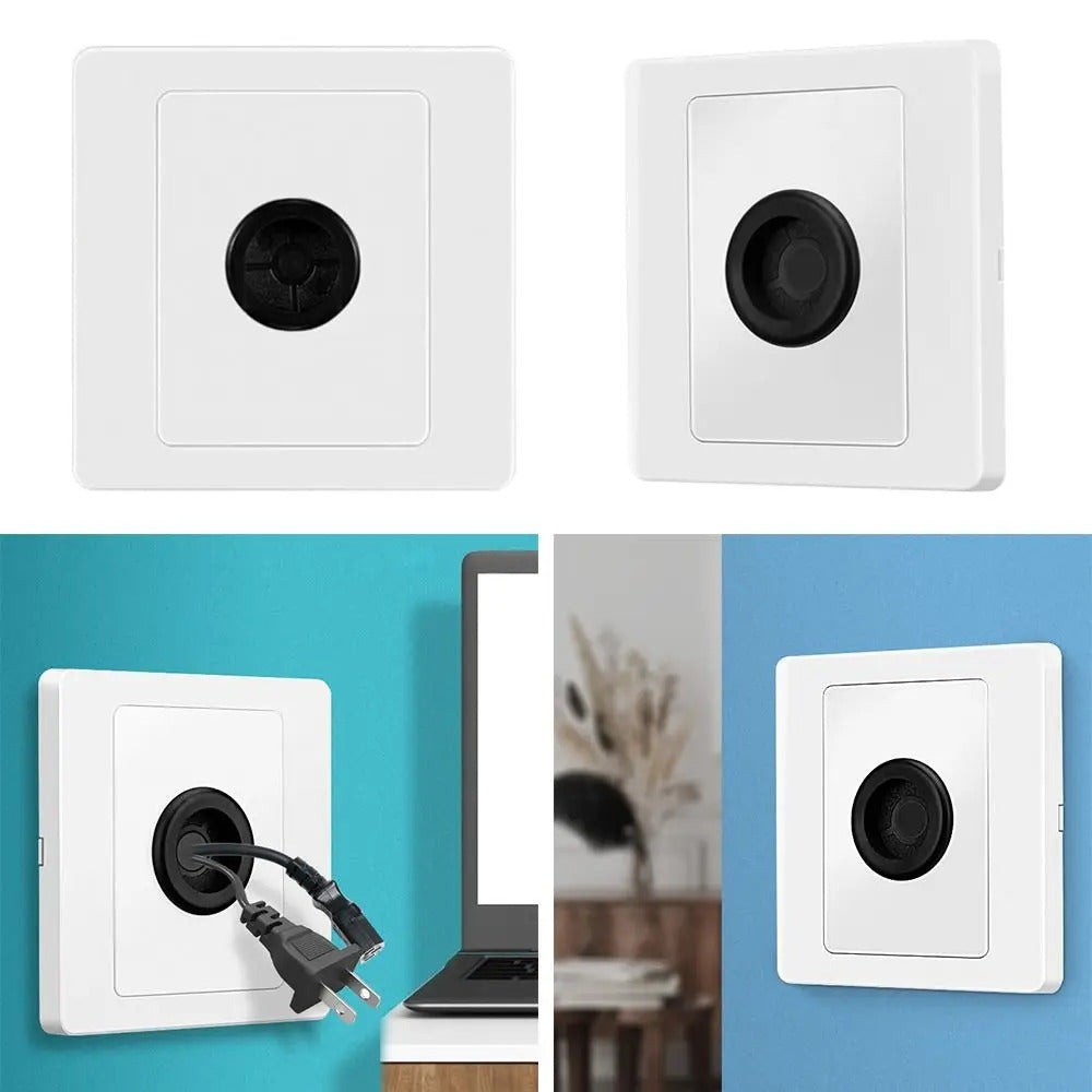 WALL BLANKING PLATE 31mm HOLE CABLE OUTLET