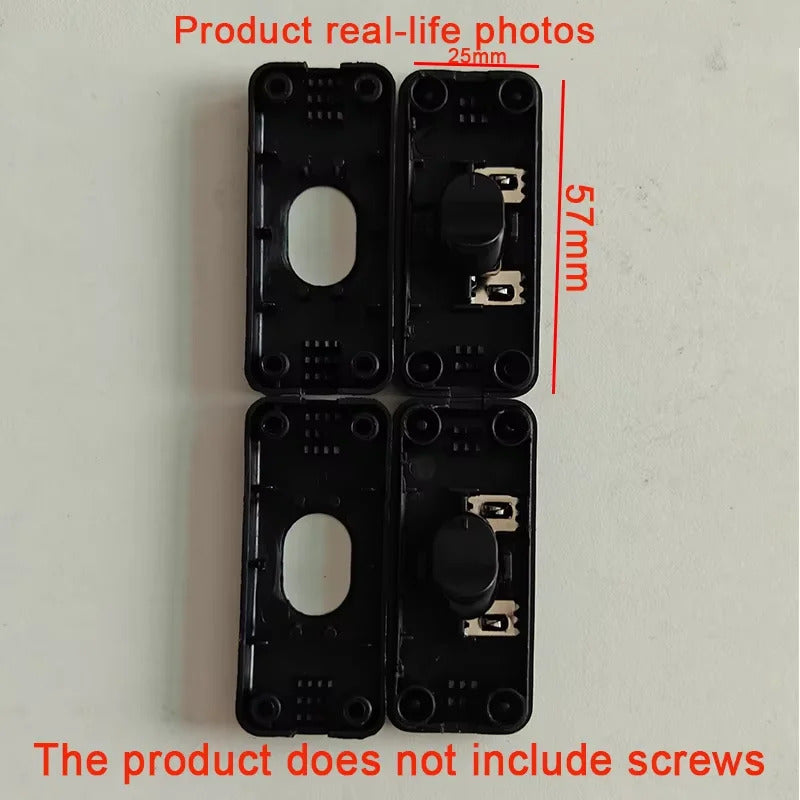 5 x INLINE BLACK LAMP LEAD ROCKER SWITCH
