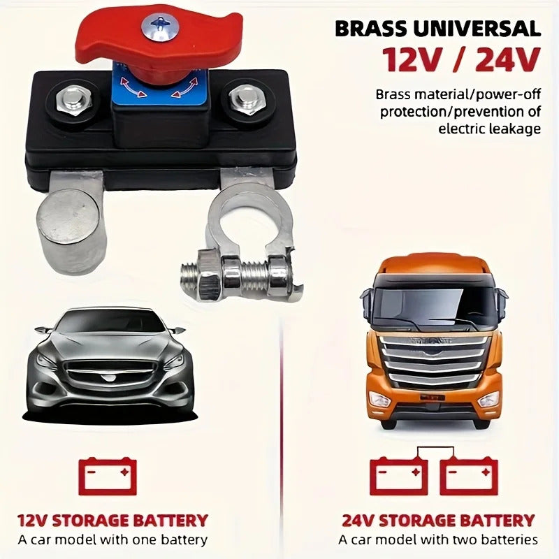 CAR BATTERY DISCONNECT SWITCH 12/24V