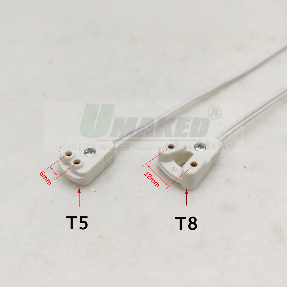 2 x T5 or T8 LAMP HOLDERS PRE WIRED