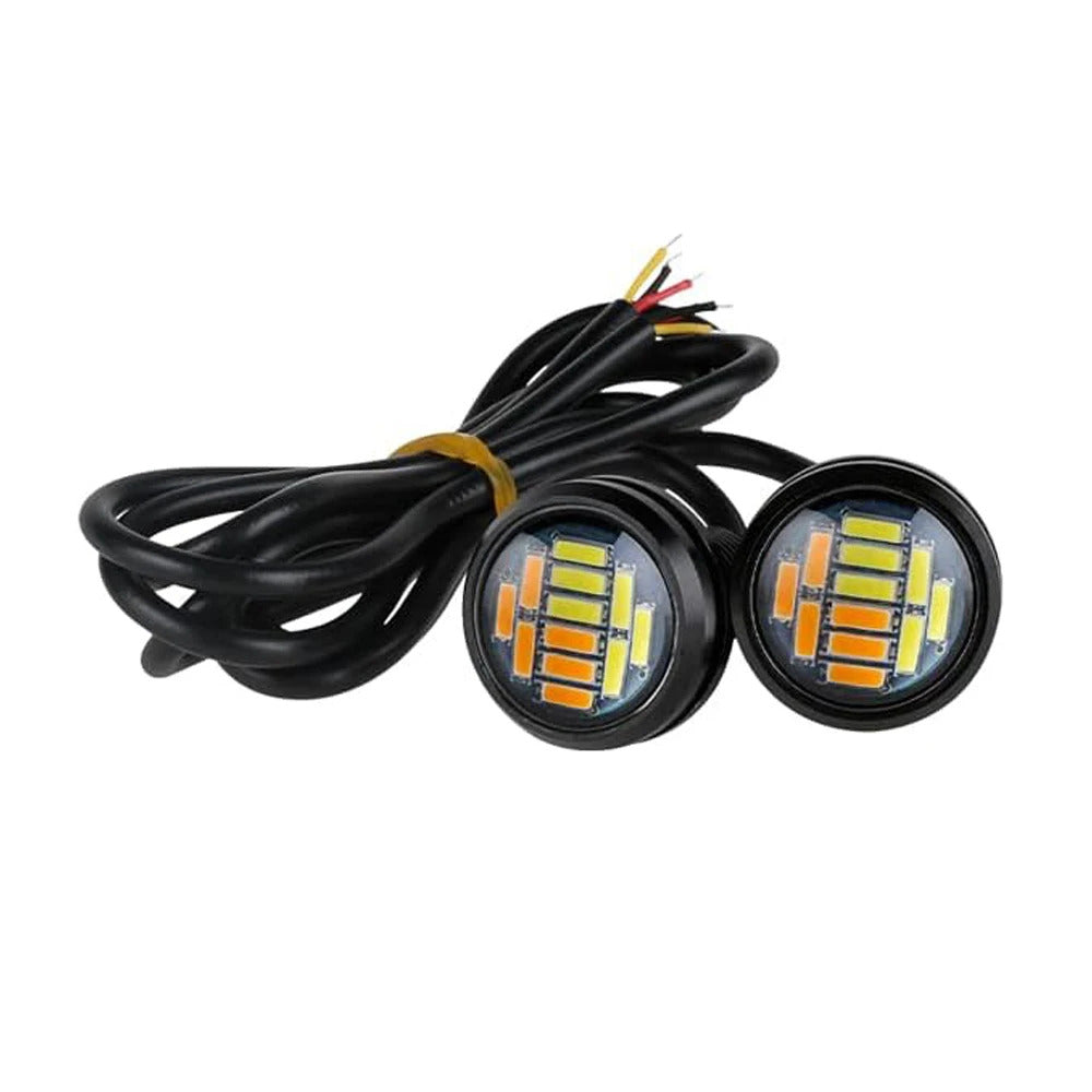 4 x LED CAR AUTO DRL DAYTIME RUNNING LIGHT 12V 15W