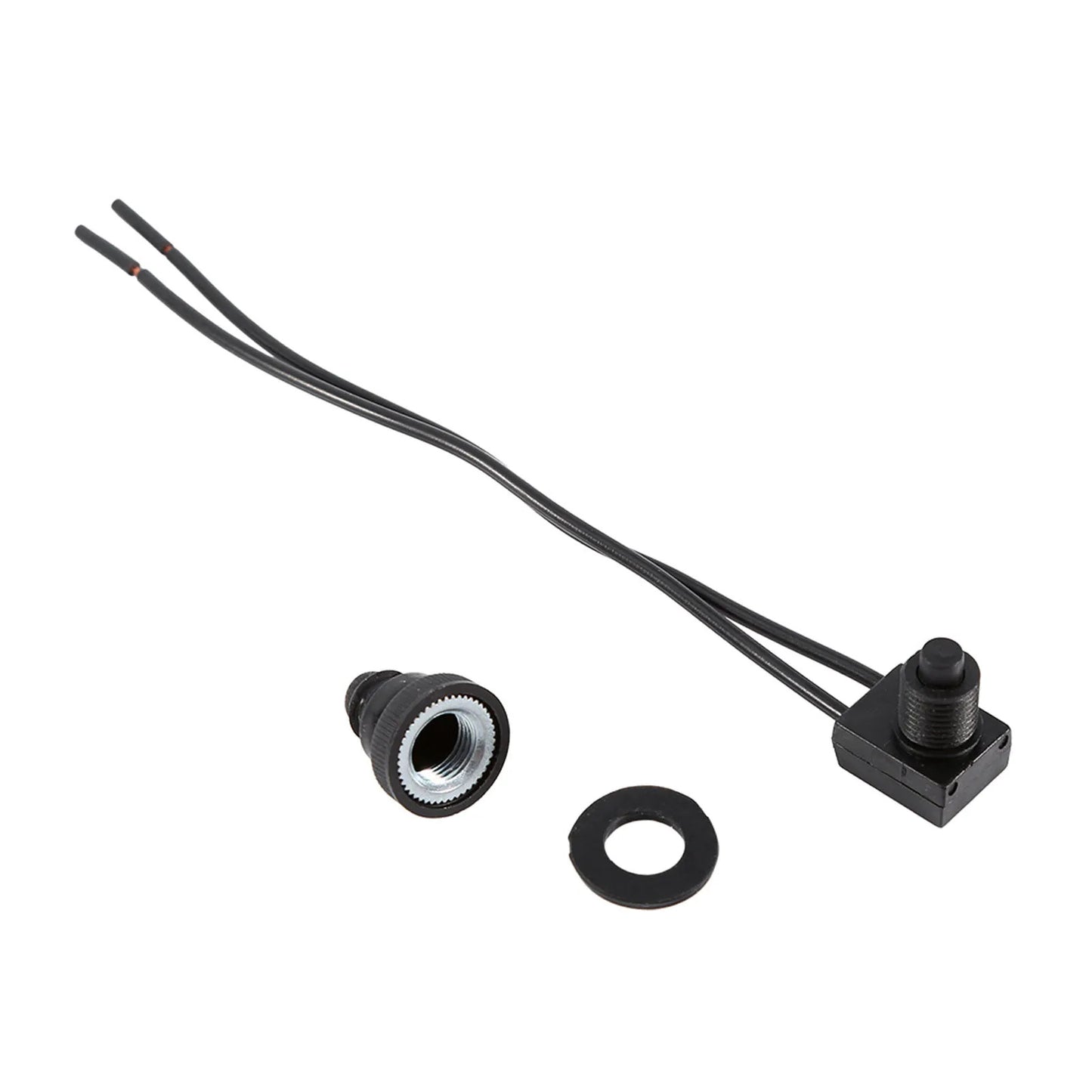 5 x 12V WATERPROOF PUSH BUTTON SWITCHES PRE WIRED