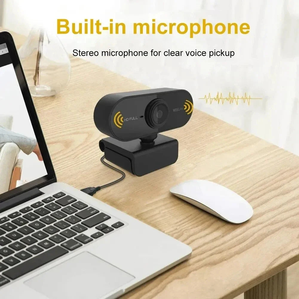 USB CLIP ON 1080P HD WEB CAMERA