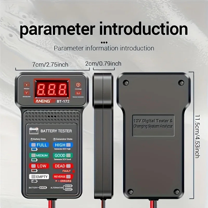 CAR BATTERY TESTER 12V