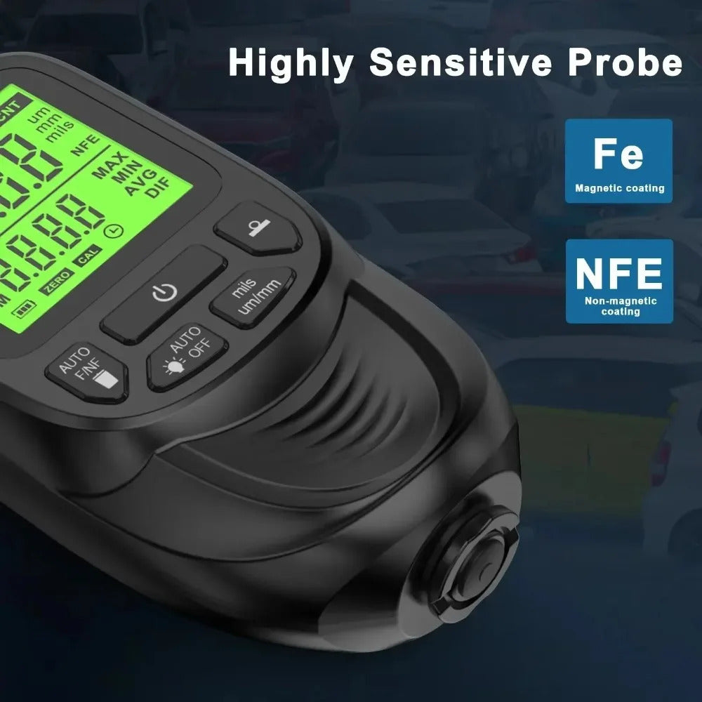 HANDHELD AUTO PAINT COATING THICKNESS TESTER