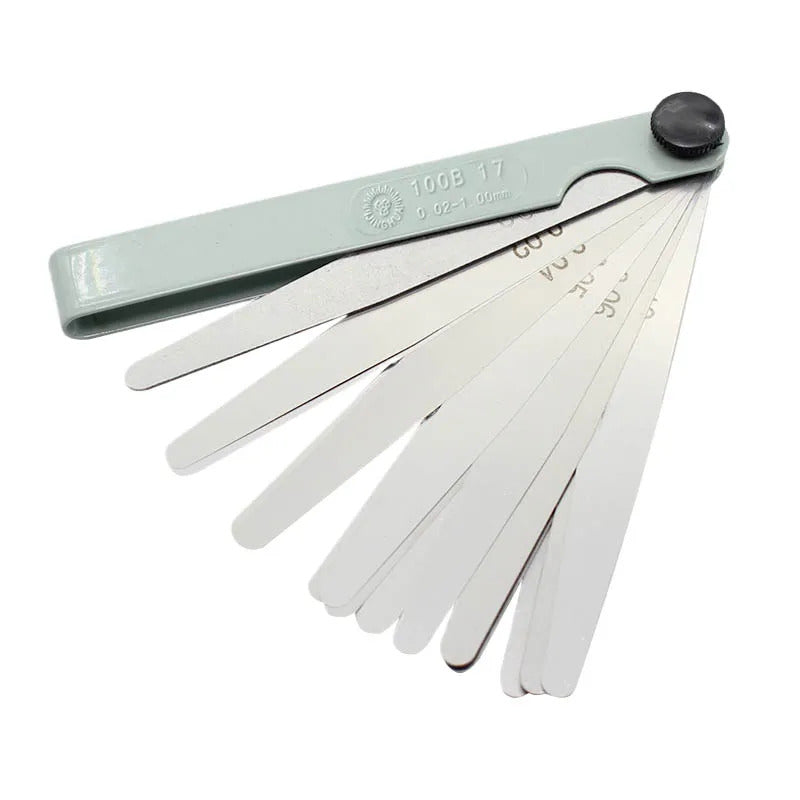 0.02 - 1.00mm FEELER GAUGE - METRIC GAP MEASURING TOOL