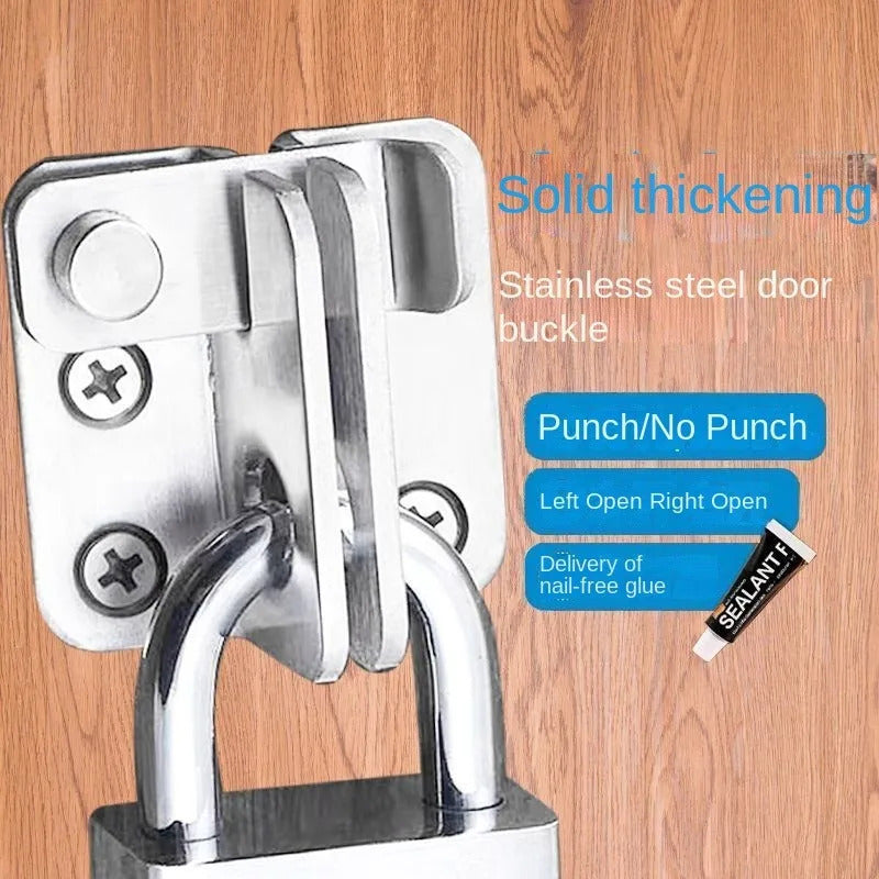 SILVER FLIP LATCH GATE LOCK SLIDING BOLT DOOR CATCH SHED CABINET SECURITY FASTENER