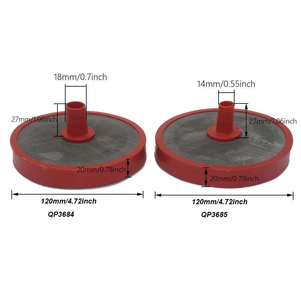 WATER PIPE STAINLESS STEEL DISK FILTER 14 & 18mm