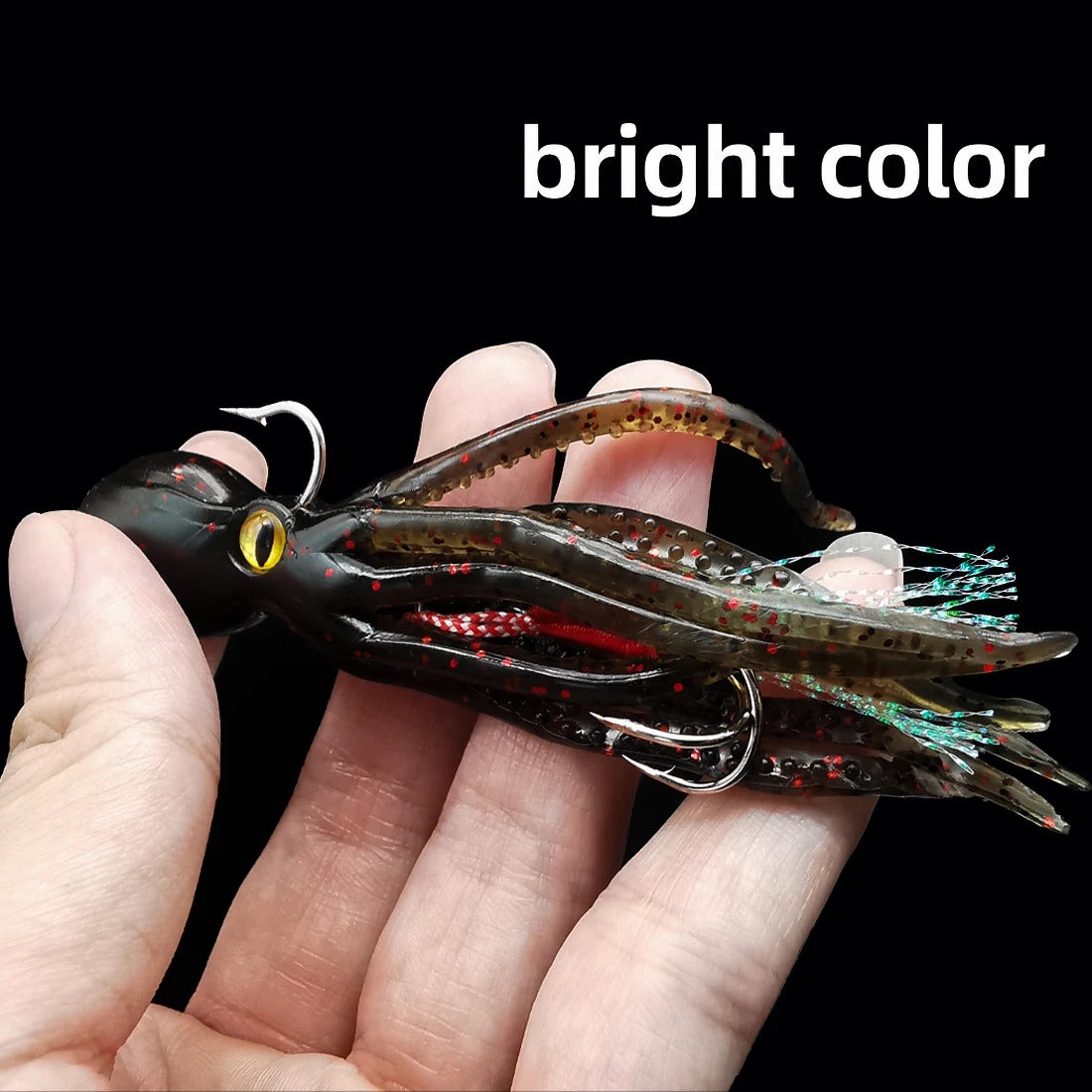 3 x SQUID FISHING LURES 11.5cm 22g SINKING BAIT