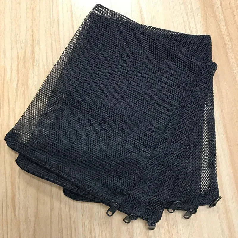 10 x AQUARIUM / POND MESH FILTER MEDIA BAGS WHITE & BLACK 16x22cm 12x18cm 20x30cm