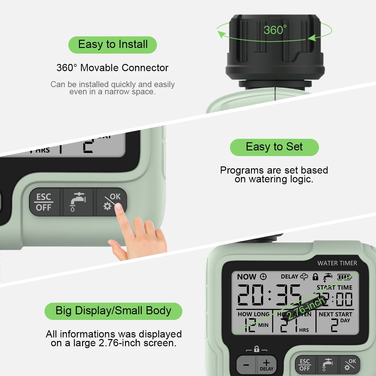 AUTOMATIC WATER TIMER GARDEN IRRIGATION MACHINE